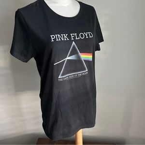 PINK FLOYD Prism Dark Side of the Moon Black T-SHIRT sz S